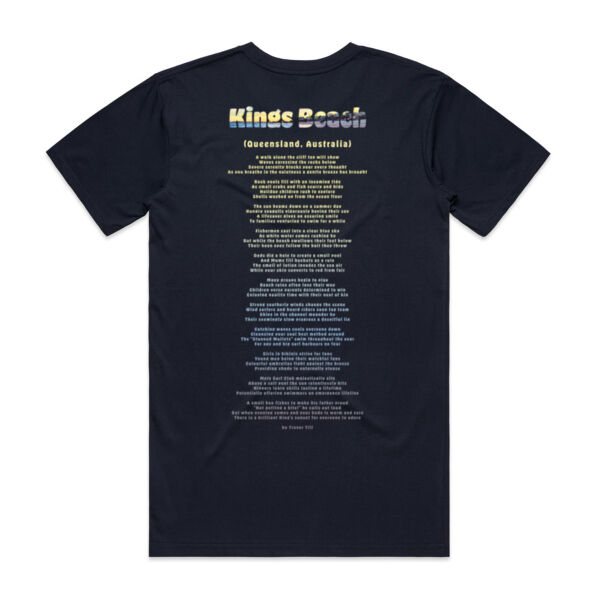 Mens Kings Beach Poem (by Trevor Till) T-Shirt Thumbnail