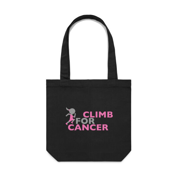 Climb for Cancer Tote Carry Bag Thumbnail