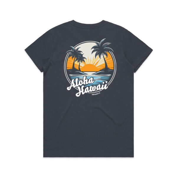 Womens Aloha Hawaii T-Shirt Thumbnail